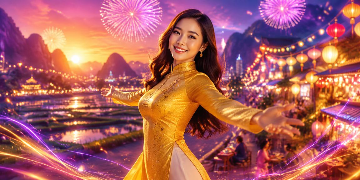 Khung cảnh Ninh Bình minh họa việc xem bảng kèo trước trận bóng đá Việt Nam