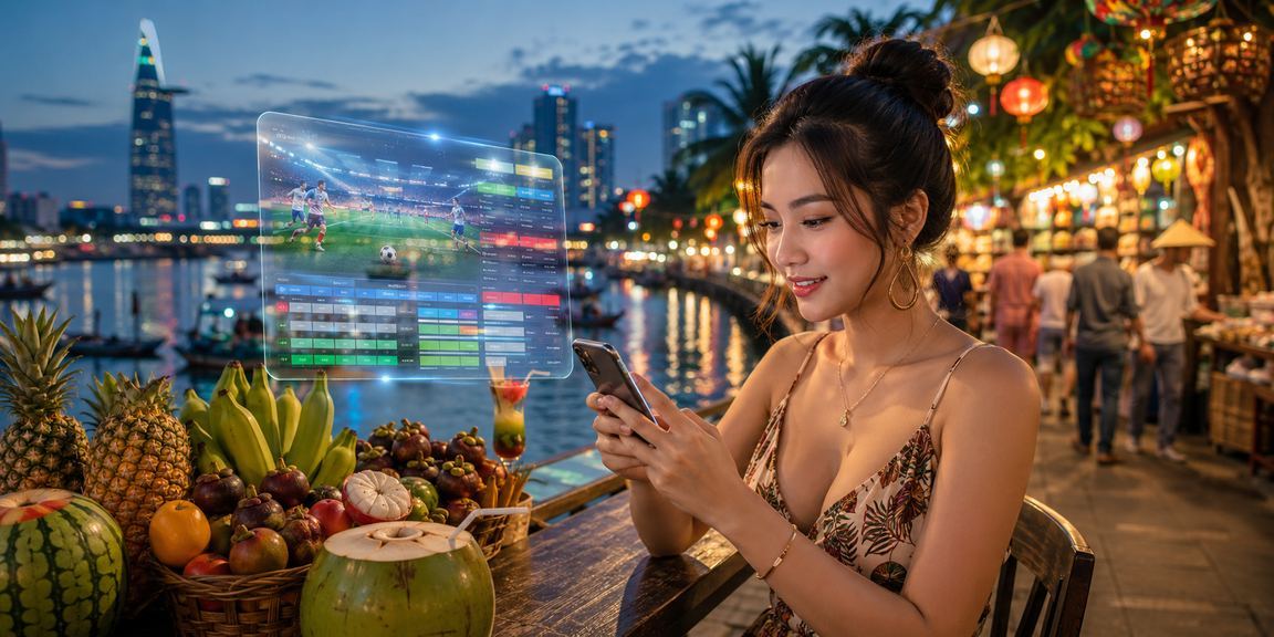 Sài Gòn và bãi biển minh họa trải nghiệm đọc khuyến mãi casino trên mobile